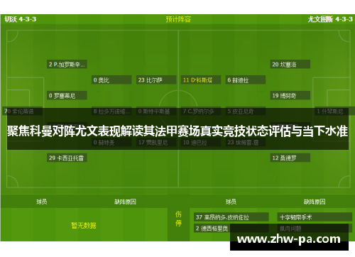 聚焦科曼对阵尤文表现解读其法甲赛场真实竞技状态评估与当下水准
